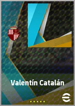 Valentín Catalán eFootball 2026 player card, 64 OVR GK