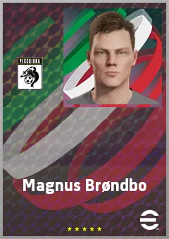 Magnus Brøndbo eFootball 2026 player card, 60 OVR GK