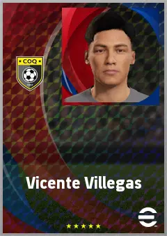 Vicente Villegas eFootball 2026 player card, 61 OVR GK