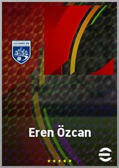 Eren Özcan eFootball 2026 player card, 59 OVR CMF