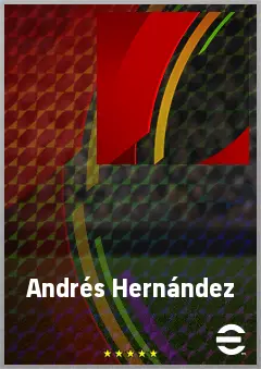 Andrés Hernández eFootball 2026 player card, 68 OVR CMF