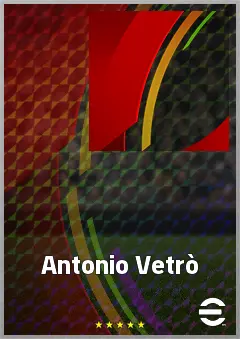 Antonio Vetrò eFootball 2026 player card, 61 OVR GK