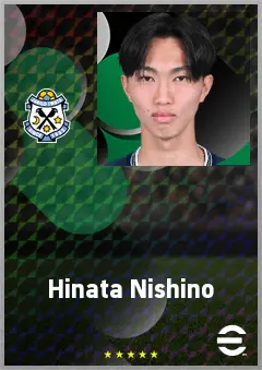 Nishino Hinata eFootball 2026 player card, 59 OVR CB