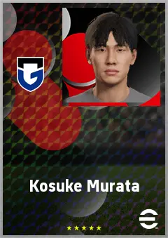 Murata Kosuke eFootball 2026 player card, 59 OVR RB
