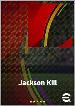 Jackson Kiil eFootball 2026 player card, 64 OVR CF