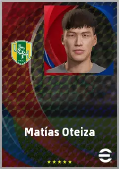 Matías Oteiza eFootball 2026 player card, 62 OVR GK