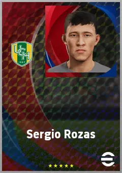 Sergio Rozas eFootball 2026 player card, 61 OVR LB