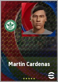 Martin Cardenas eFootball 2026 player card, 61 OVR CMF