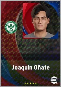 Joaquin Oñate eFootball 2026 player card, 63 OVR AMF