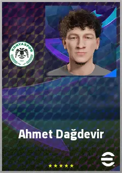 Ahmet Dağdevir eFootball 2026 player card, 60 OVR CMF