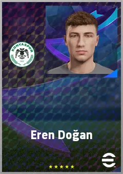 Eren Doğan eFootball 2026 player card, 59 OVR CMF