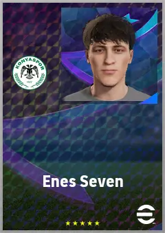 Enes Seven eFootball 2026 player card, 60 OVR CF