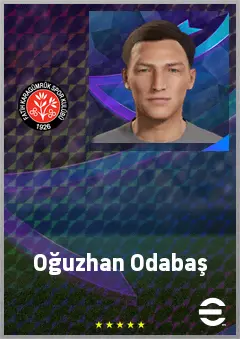 Oğuzhan Odabaş eFootball 2026 player card, 60 OVR CB