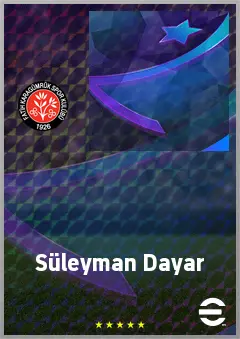 Süleyman Dayar eFootball 2026 player card, 59 OVR CB