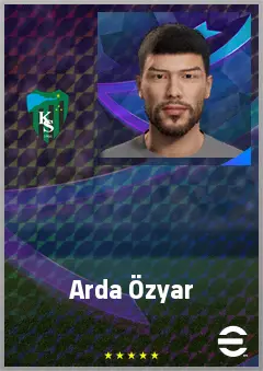 Arda Özyar eFootball 2026 player card, 60 OVR CF