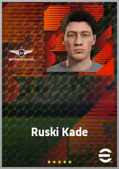 Ruski Kade eFootball 2026 player card, 59 OVR CMF