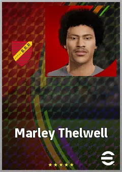 Marley Thelwell eFootball 2026 player card, 60 OVR RB
