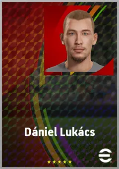 Dániel Lukács eFootball 2026 player card, 70 OVR SS