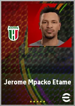Jerome Mpacko Etame eFootball 2026 player card, 65 OVR CF