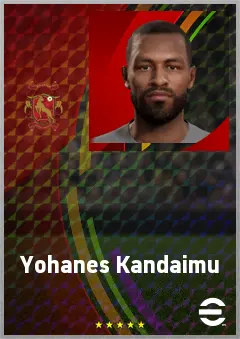 Yohanes Kandaimu eFootball 2026 player card, 65 OVR CB