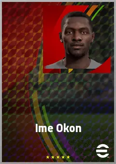Ime Okon eFootball 2026 player card, 70 OVR CB