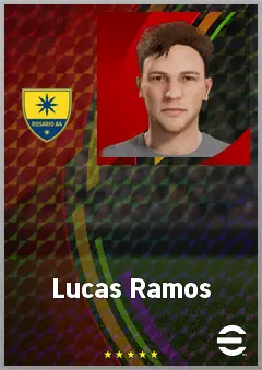 Lucas Ramos eFootball 2026 player card, 64 OVR CMF