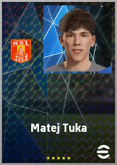 Matej Tuka eFootball 2026 player card, 60 OVR LB