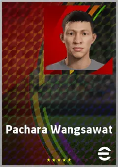 Pachara Wangsawat eFootball 2026 player card, 59 OVR DMF