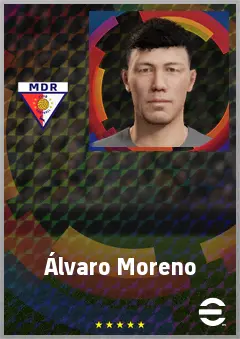 Álvaro Moreno eFootball 2026 player card, 62 OVR GK