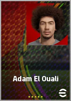Adam El Ouali eFootball 2026 player card, 60 OVR CMF