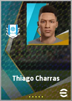Thiago Charras eFootball 2026 player card, 62 OVR CB