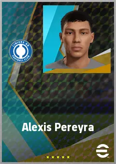 Alexis Pereyra eFootball 2026 player card, 63 OVR RB