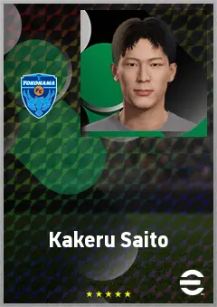 Saito Kakeru eFootball 2026 player card, 59 OVR CF