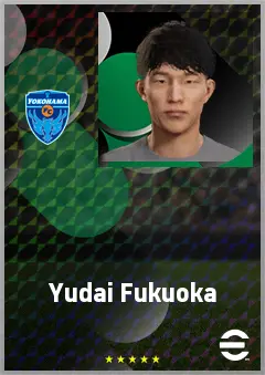Fukuoka Yudai eFootball 2026 player card, 60 OVR CMF