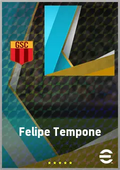 Felipe Tempone eFootball 2026 player card, 64 OVR CF
