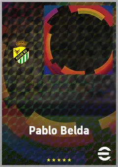 Pablo Belda eFootball 2026 player card, 61 OVR CB