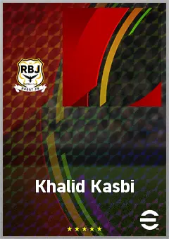 Khalid Kasbi eFootball 2026 player card, 64 OVR CB