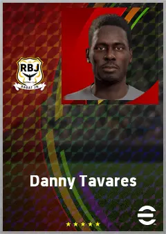 Danny Tavares eFootball 2026 player card, 65 OVR CMF