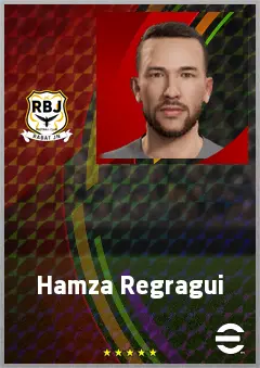 Hamza Regragui eFootball 2026 player card, 67 OVR CB