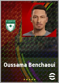 Oussama Benchaoui eFootball 2026 player card, 66 OVR RB