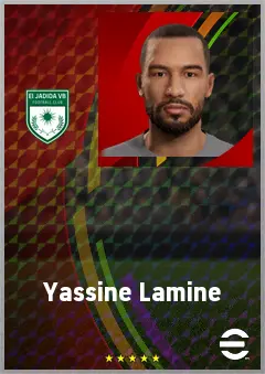 Yassine Lamine eFootball 2026 player card, 68 OVR LWF