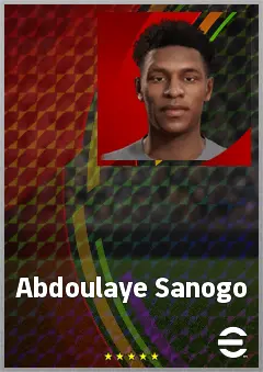 Abdoulaye Sanogo eFootball 2026 player card, 67 OVR CB