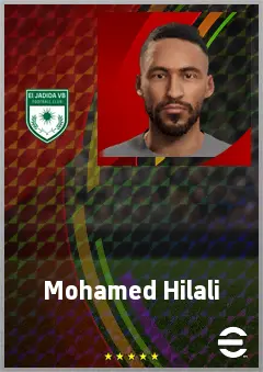 Mohamed Hilali eFootball 2026 player card, 63 OVR AMF