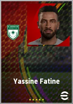 Yassine Fatine eFootball 2026 player card, 69 OVR CB