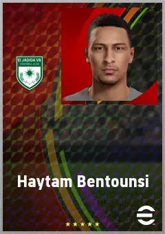 Haytam Bentounsi eFootball 2026 player card, 64 OVR GK