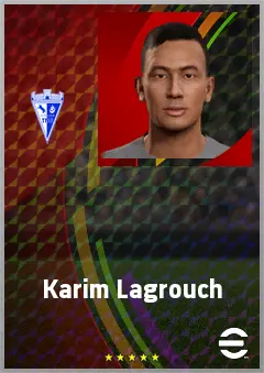 Karim Lagrouch eFootball 2026 player card, 66 OVR CF
