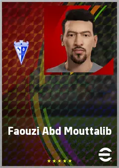 Faouzi Abd Mouttalib eFootball 2026 player card, 67 OVR DMF