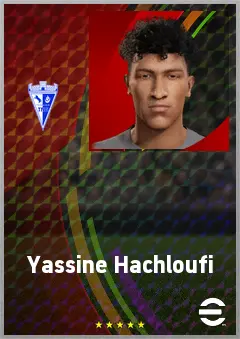 Yassine Hachloufi eFootball 2026 player card, 60 OVR GK