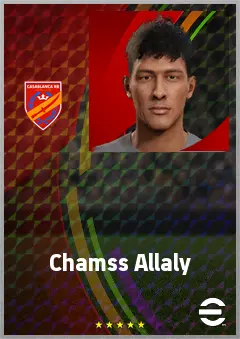 Chamss Allaly eFootball 2026 player card, 61 OVR CF