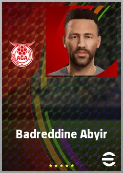 Badreddine Abyir eFootball 2026 player card, 68 OVR GK
